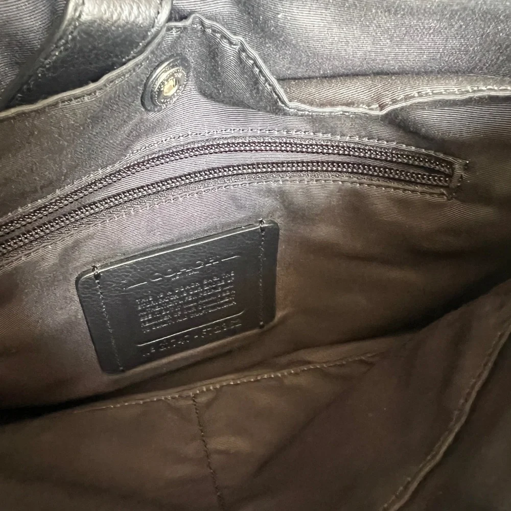 Coach Black Leather Crossbody Bag - Picture 4 of 4